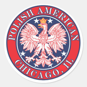 Chicago Illinois Polish Ronde Sticker