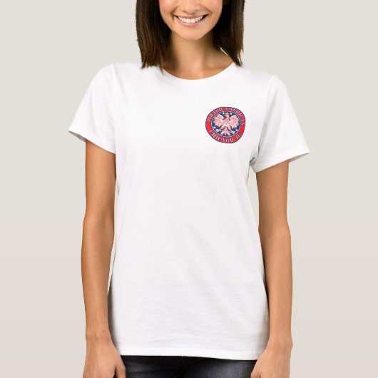 Chicago Illinois Polish T-shirt (Voorkant)