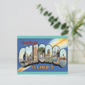 Chicago Illinois Postcard Briefkaart (Staand voorkant)