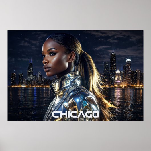 CHICAGO - ILLINOIS POSTER (Voorkant)