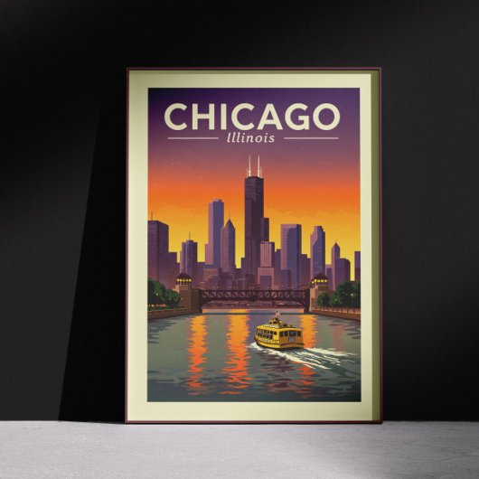  Chicago Illinois Poster