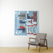 Chicago Illinois Poster Wandkleed (In situ)