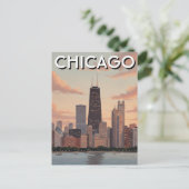 Chicago Illinois Reis Briefkaart (Staand voorkant)