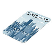 Chicago Illinois Reizen Magneet (Linkerzijde)