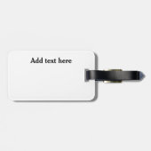 Chicago Illinois  Retro Sunset Skyline Bagagelabel (Achterkant horizontaal)