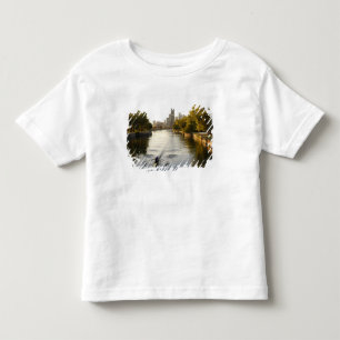 Chicago, Illinois, Roeiers in Lincoln Park-lagune Kinder Shirts