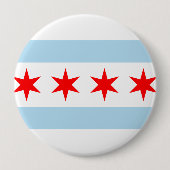 Chicago, Illinois Ronde Button 4,0 Cm (Voorkant)