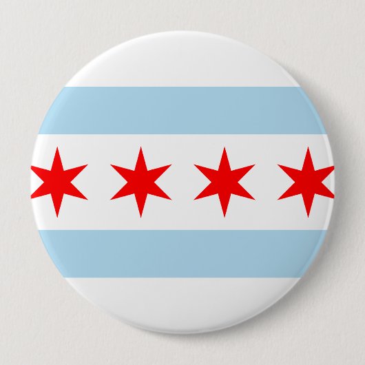 Chicago, Illinois Ronde Button 4,0 Cm (Voorkant)