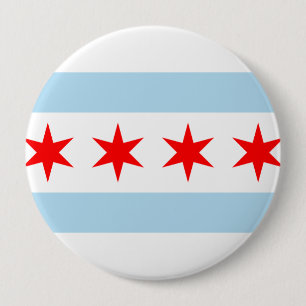Chicago, Illinois Ronde Button 4,0 Cm