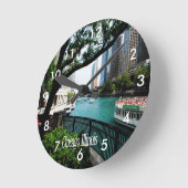 Chicago Illinois Ronde Klok (Hoek)