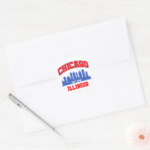 Chicago, Illinois Ronde Sticker (Envelop)