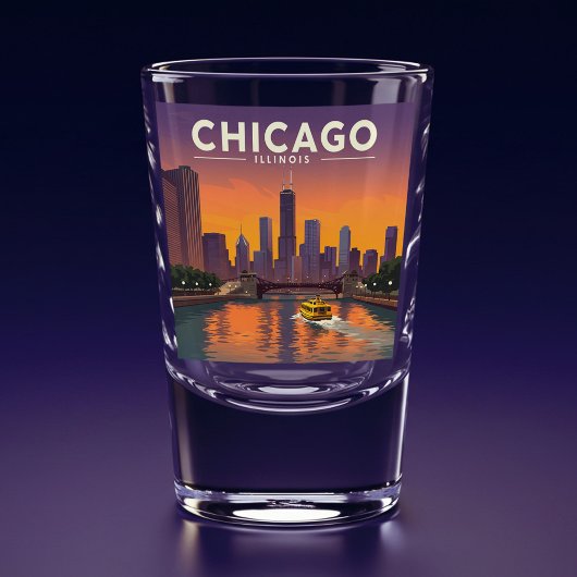  Chicago Illinois Shot Glas
