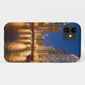 Chicago, Illinois, Silhouet en Chicago River bij Case-Mate iPhone Case (Achterkant (horizontaal))