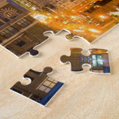 Chicago, Illinois, silhouet gefotografeerd vanuit Legpuzzel (Zijkant)