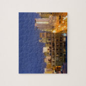 Chicago, Illinois, silhouet gefotografeerd vanuit Legpuzzel (Verticaal)