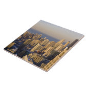 Chicago, Illinois, Silhouet vanaf de Sears Tower Tegeltje (Zijkant)