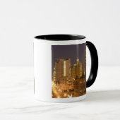 Chicago, Illinois, Silhouet vanaf West Loop bij Mok (Voorkant rechts)