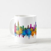 Chicago Illinois Silhouette Koffiemok (Voorkant links)