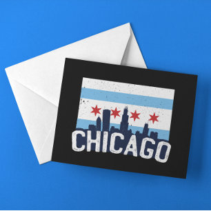 Chicago Illinois Skyline 4 Sterren Briefkaart
