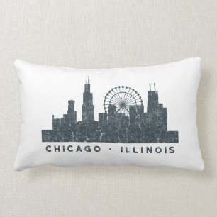 Chicago Illinois Skyline Architecture Art Gifts Kussen