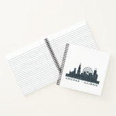 Chicago Illinois Skyline Architecture Art Gifts Notitieboek (Binnen)
