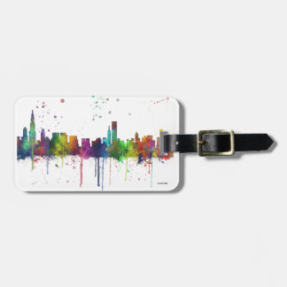CHICAGO, ILLINOIS SKYLINE BAGAGELABEL