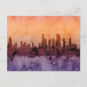 Chicago Illinois Skyline Briefkaart