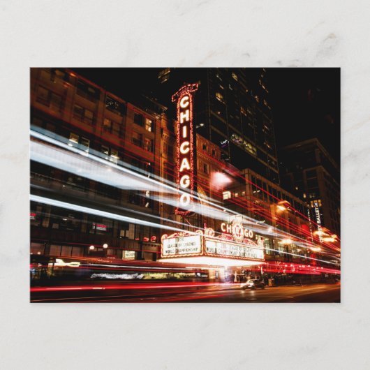 Chicago Illinois Skyline Briefkaart (Voorkant)