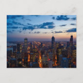 Chicago, Illinois, Skyline Briefkaart (Voorkant)