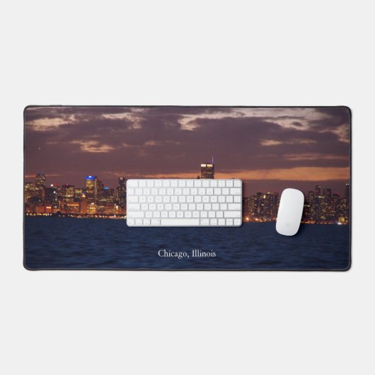 Chicago, Illinois skyline bureaumat (Keyboard & Muis)