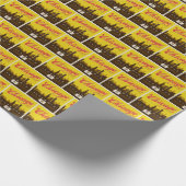 Chicago Illinois Skyline Cadeaupapier (Hoek)