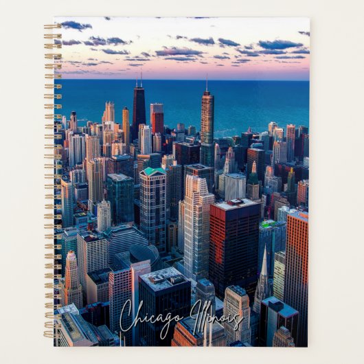 Chicago Illinois Skyline Calendar Planner (Voorkant)