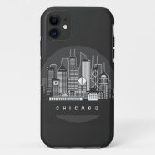 Chicago Illinois Skyline Case-Mate iPhone Case (Achterkant)