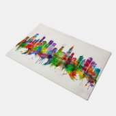 Chicago Illinois Skyline Deurmat (Schuin)
