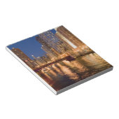 Chicago, Illinois, Skyline en Chicago River op 2 Notitieblok (Schuin)