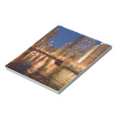 Chicago, Illinois, Skyline en Chicago River op 2 Notitieblok (Linkerzijde)