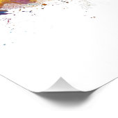 Chicago Illinois Skyline Foto Afdruk (Hoek)