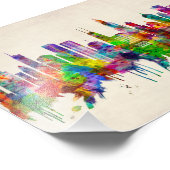 Chicago Illinois Skyline Foto Afdruk (Hoek)