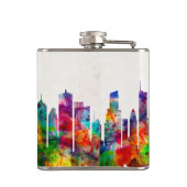 Chicago Illinois Skyline Heupfles (Achterkant)