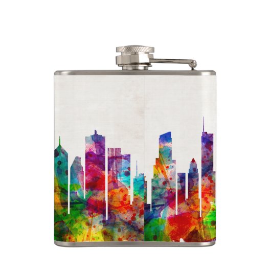 Chicago Illinois Skyline Heupfles (Achterkant)