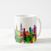 Chicago Illinois Skyline Koffiemok (Voorkant rechts)