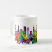 Chicago Illinois Skyline Koffiemok (Voorkant links)