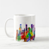 Chicago Illinois Skyline Koffiemok (Links)