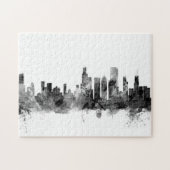 Chicago Illinois Skyline Legpuzzel (Horizontaal)