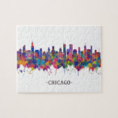 Chicago Illinois Skyline Legpuzzel (Horizontaal)