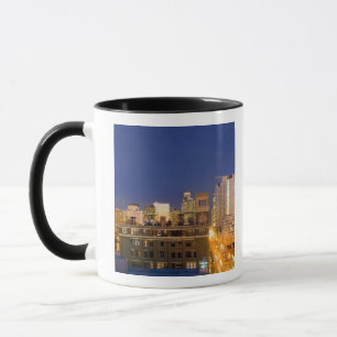 Chicago, Illinois, skyline-opname vanuit West Loop Mok