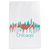 CHICAGO, ILLINOIS SKYLINE PR - PB - MEDIUM CADEAUZAKJE (Voorkant)
