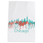CHICAGO, ILLINOIS SKYLINE PR - PB - MEDIUM CADEAUZAKJE (Achterkant)