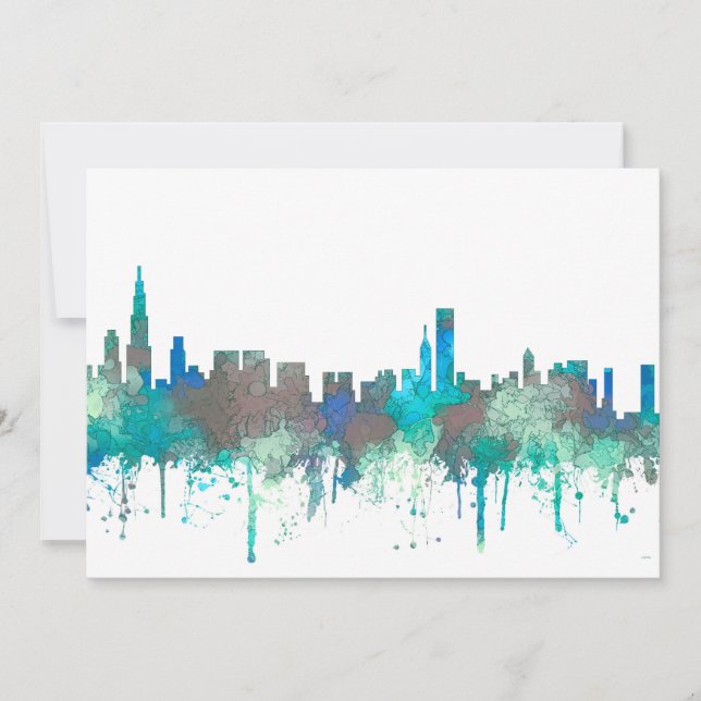 Chicago Illinois Skyline-SG-Oerwoud (Voorkant)
