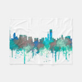 Chicago Illinois Skyline-SG-Oerwoud Fleece Deken (Voorkant (Horizontaal))